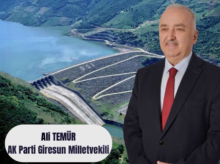 MİLLETVEKİLİ ALİ TEMÜR MÜJDELEDİ: 4.6 MİLYAR TL’LİK GİRESUN İÇME SUYU PROJESİ İKİ AY İÇİNDE İHALEYE ÇIKIYOR
