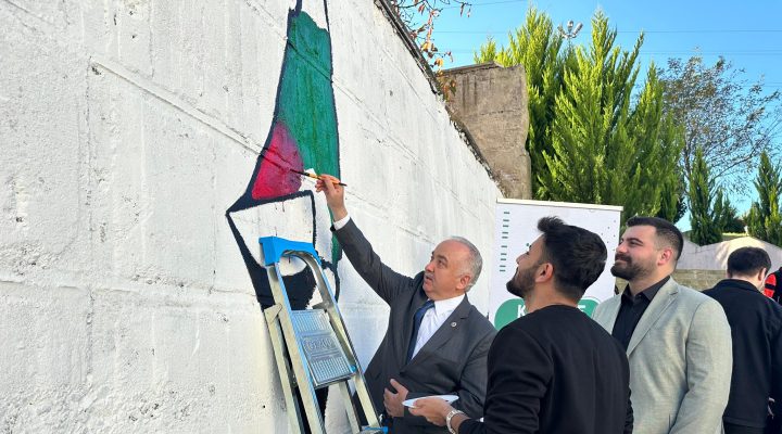 VEKİL TEMÜR, ÜNİVERSİTE ÖĞRENCİLERİYLE FİLİSTİN’E DESTEK PROGRAMINA KATILDI