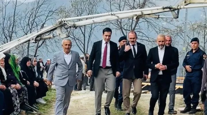 YENİKÖY CAMİ TEMELİ TÖRENLE ATILDI