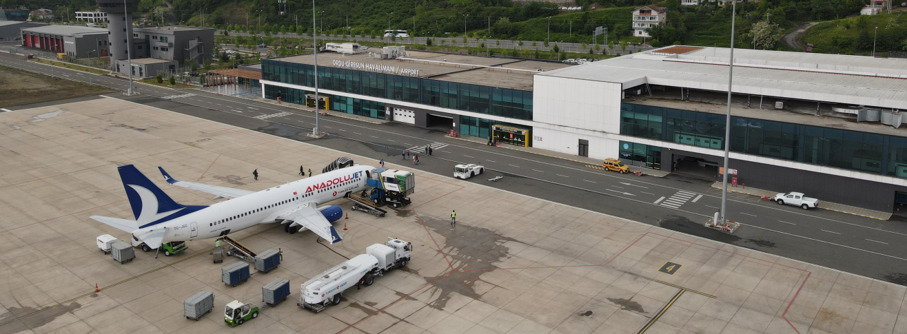 ORDU-GİRESUN HAVALİMANI EKİM AYINDA 100 BİNİ AŞKIN YOLCUYA HİZMET VERDİ
