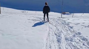 EĞRİBEL KAYAK MERKEZİ HİZMETE GİRDİ!