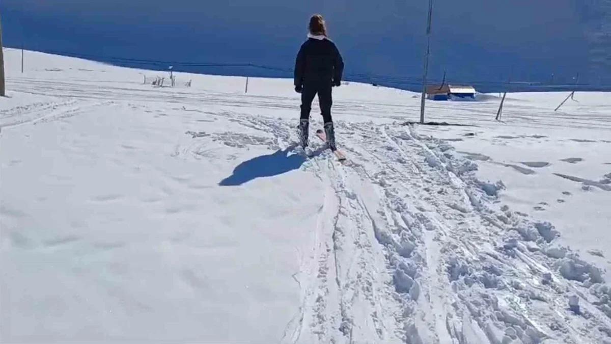 EĞRİBEL KAYAK MERKEZİ HİZMETE GİRDİ!