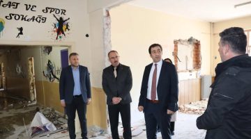 KAYMAKAM TUNCER’DEN EĞİTİM YATIRIMLARINA YERİNDE İNCELEME