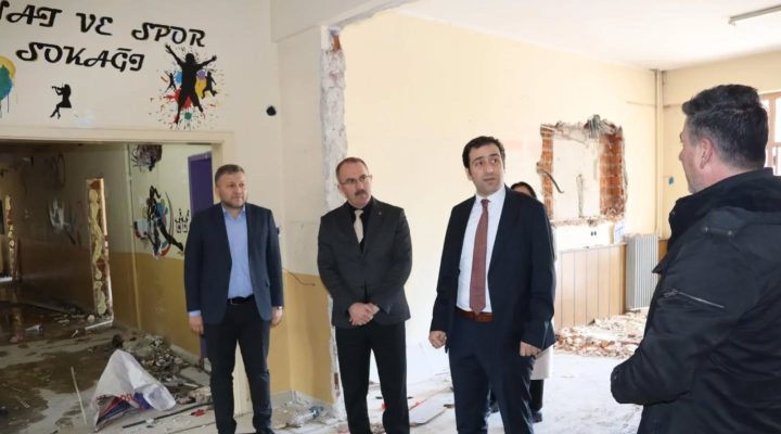 KAYMAKAM TUNCER’DEN EĞİTİM YATIRIMLARINA YERİNDE İNCELEME