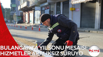 Bulancak’ta Yıl Sonu Mesaisi: Hizmetler Aralıksız Sürüyo