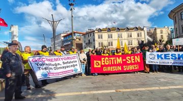 KAMU EMEKÇİLERİNDEN “GEÇİNEMİYORUZ” ÇIĞLIĞI: GİRESUN’DA ÜRETİM DURDU