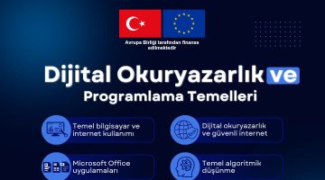 DİJİTAL OKURYAZARLIK VE PROGRAMLAMA TEMELLERİ EĞİTİMİ 16 ŞUBAT’TA BAŞLIYOR