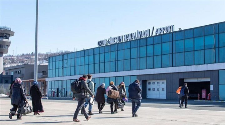 ORDU-GİRESUN HAVALİMANI OCAK AYINA REKORLA BAŞLADI: 109 BİN YOLCU